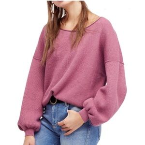 Free People Shadow Crew Sweater
